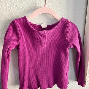 Purple Long-sleeved Thermal